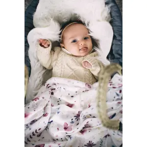 Set of 2 extra-soft baby diapers Little Unicorn Deluxe Bambou image-3