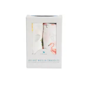 Set of 2 extra-soft baby diapers Little Unicorn Deluxe Bambou image-1