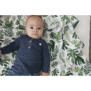 Cotton muslin baby diaper Little Unicorn image-6