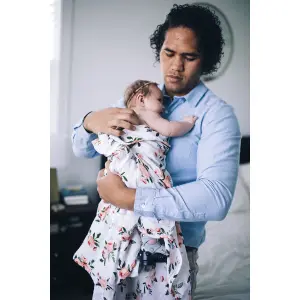 Cotton muslin baby diaper Little Unicorn image-5