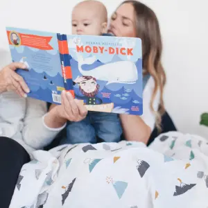 Set of 3 cotton muslin baby diapers Little Unicorn Dino Friends image-6