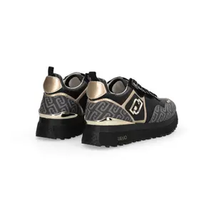 Monogram Print Sneakers Dames Liu Jo Maxi Wonder 01 image-2