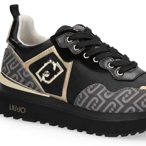 Monogram Print Sneakers Dames Liu Jo Maxi Wonder 01 image-4