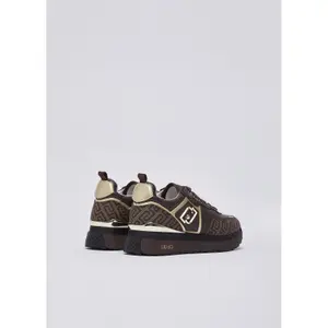 Monogram Print Sneakers Dames Liu Jo Maxi Wonder 01 image-2