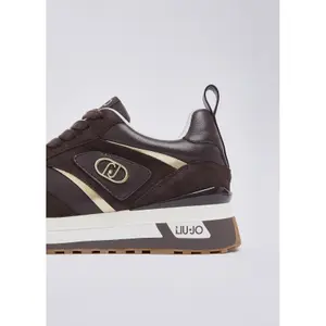Women's suede and leather Trainers Liu Jo Maxi Wonder 97 image-4