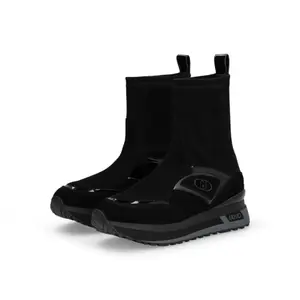 Vrouwen suede sneakers Liu Jo Maxi Wonder 104 Mid image-1
