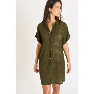 Vestido de camisa de mulher Livia Palaca Solobeach image-0