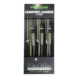 Assembly Korda Leadcore Leader Heli Gravel (x3) image-0