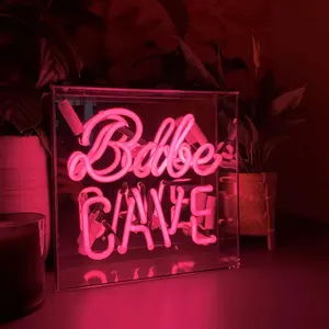 Neonoplyst skilt Locomocean Babe Cave image-0