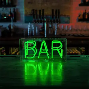 Neon illuminated sign Locomocean Bar Green image-2