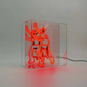 Neon illuminated sign Locomocean Bookcase Man image-3