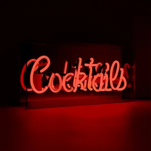 Neonoplyst skilt Locomocean Cocktails Red image-1
