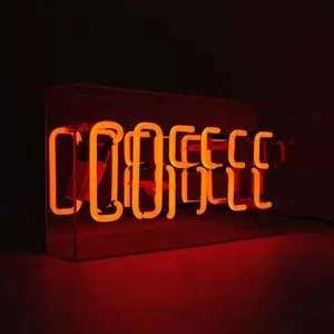 Neon illuminated sign Locomocean Coffee image-0