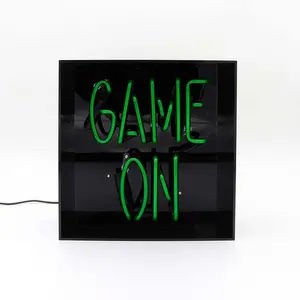 Neon illuminated sign Locomocean Game On image-1
