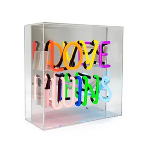Oplyst akrylskilt Locomocean Love Wins image-0