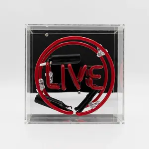 Illuminated acrylic sign Locomocean Live image-1