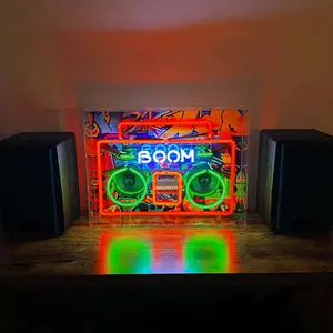Neonoplyst skilt Locomocean Boom Box image-1