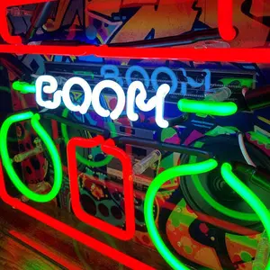 Neonoplyst skilt Locomocean Boom Box image-2