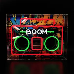 Neonoplyst skilt Locomocean Boom Box image-3