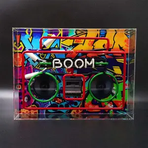 Neonoplyst skilt Locomocean Boom Box image-4