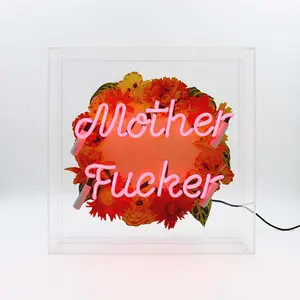 Neon illuminated sign Locomocean Mother F*cker image-0