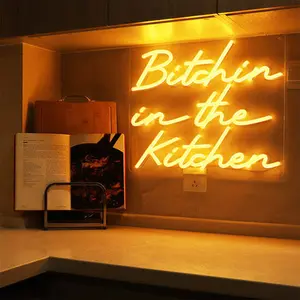 Led neon muurdecoratie Locomocean Bitchin in the Kitchen image-0