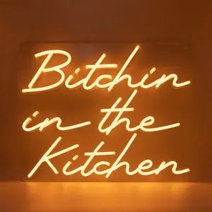 Led neon muurdecoratie Locomocean Bitchin in the Kitchen image-1
