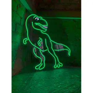 Neonová LED nástěnná dekorace Locomocean Dinosaur T-Rex image-2