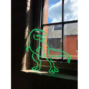 Neonová LED nástěnná dekorace Locomocean Dinosaur T-Rex image-3