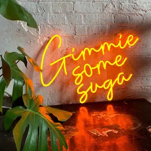 Led neon wall decoration Locomocean Gimmie Some Suga image-0
