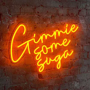 Led neon wall decoration Locomocean Gimmie Some Suga image-2