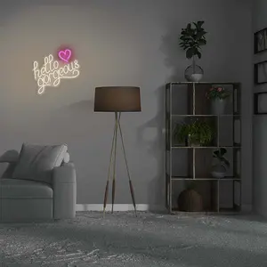 Led neon wall decoration Locomocean Hello Gorgeous image-3