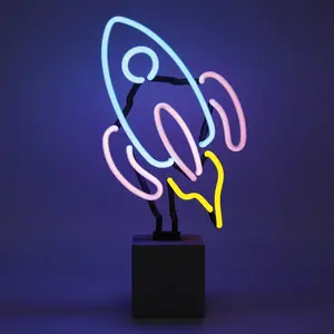 Neon lamp with base Locomocean Rocket image-1