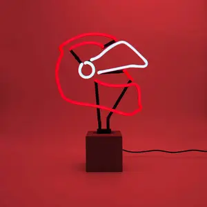 Neon lamp with base Locomocean F1 Helmet image-0