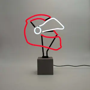 Neon lamp with base Locomocean F1 Helmet image-1