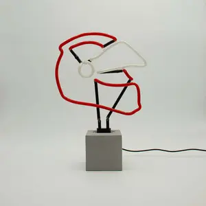 Neon lamp with base Locomocean F1 Helmet image-2