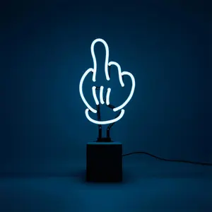 Illuminated sign Locomocean Middle Finger image-0