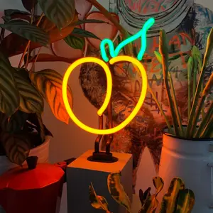 Neon lamp with base Locomocean Peach image-0