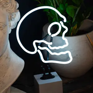 Neonlampe mit Sockel Locomocean Skull image-0
