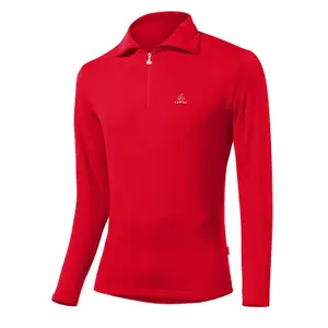 10994-551-fleece-mit-stehkragen-loffler-transtex-rot