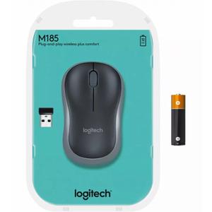 Souris Gaming Logitech M185 Sans Fil USB Noir /Gris Retail image-3