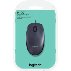 Mouse cablato Logitech M100 image-3