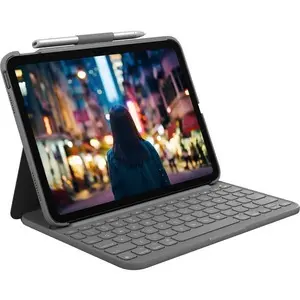 Housse et clavier pour Ipad 10Th Gen Logitech Slim Folio image-0