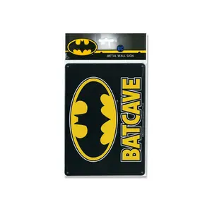 Batcave metal plate Logoshirt DC Comics image-0