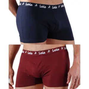 Boxer en coton élastique lisse Lois Basic (x2) image-2