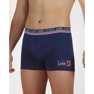 Boxer in cotone elasticizzato liscio Lois Primary (x2) image-0