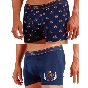 Trykt elastisk bomuldsbokser Lois Mechanic (x2) image-2