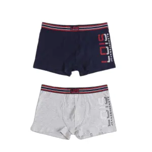 Εσώρουχα boxer από stretch βαμβάκι Lois Bricks (x2) image-0