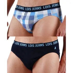 Elastische katoen slip Lois Jeans VIP (x2)