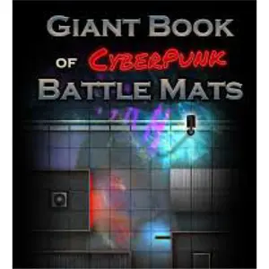Livre plateau de jeu Loke BattleMats Giant Book of CyberPunk Battle Mats